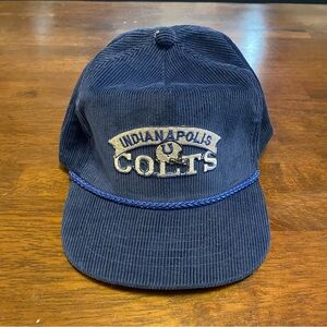 Vintage Corduroy Zipper Colts Hat